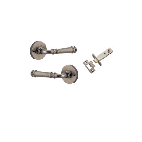Iver TRA0317KIBPRIV60 Verona Door Lever Round Rose Inbuilt Privacy Kit Dn