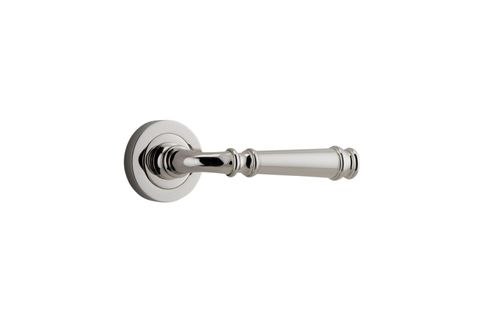 Iver TRA0318 0318 Verona Door Lever Round Rose Pair Pn