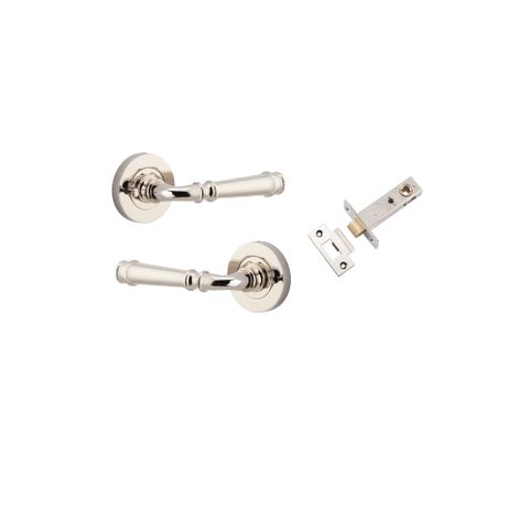 Iver TRA0318KIBPRIV60 Verona Door Lever Round Rose Inbuilt Privacy Kit Pn