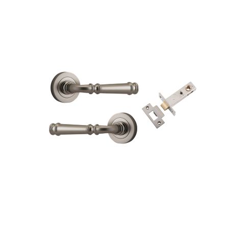 Iver TRA0319KPASS60 Verona Door Lever Round Rose Passage Kit SN