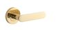 Iver TRA0330KIBPRIV60 Bronte Door Lever Round Rose Inbuilt Privacy Kit PB