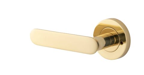 Iver Bronte Round Rose Privacy Lever Kit W/ Latch