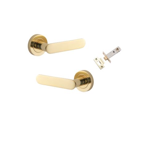 Iver Bronte Round Rose Passage Lever Kit W/ Latch