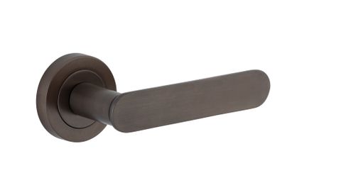 Iver TRA0331 0331 Bronte Door Lever Round Rose Pair SB