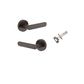 Iver TRA0331KIBPRIV60 Bronte Door Lever Round Rose Inbuilt Privacy Kit SB