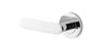 Iver TRA0334KIBPRIV60 Bronte Door Lever Round Rose Inbuilt Privacy Kit PC