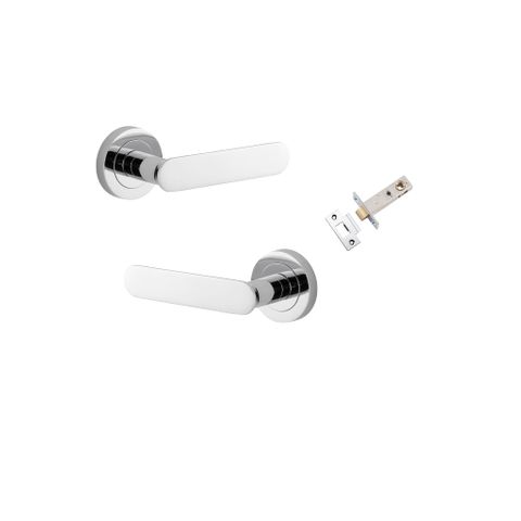 Iver TRA0334KPASS60 Bronte Door Lever Round Rose Passage Kit PC
