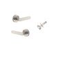 Iver TRA0339KIBPRIV60 Bronte Door Lever Round Rose Inbuilt Privacy Kit SN