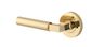 Iver TRA0340KIBPRIV60 Berlin Door Lever Round Rose Inbuilt Privacy Kit PB