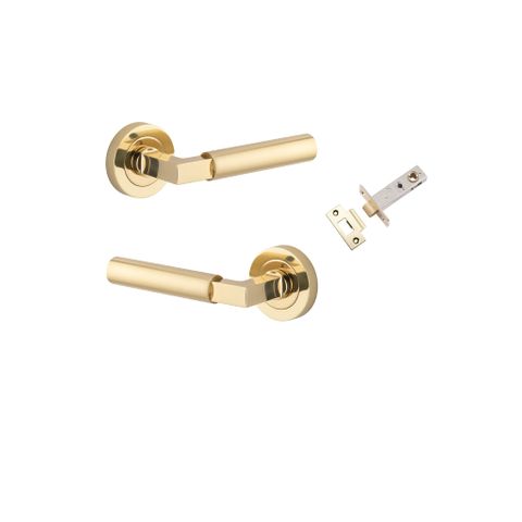 Iver Berlin Round Rose Passage Lever Kit W/ Latch