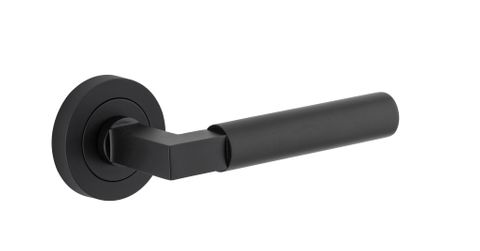 Iver TRA0343 0343 Berlin Door Lever Round Rose Pair MB