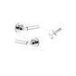 Iver TRA0344KIBPRIV60 Berlin Door Lever Round Rose Inbuilt Privacy Kit PC