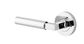 Iver TRA0344KIBPRIV60 Berlin Door Lever Round Rose Inbuilt Privacy Kit PC