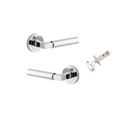 Iver TRA0344KPASS60 Berlin Door Lever Round Rose Passage Kit PC
