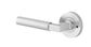 Iver TRA0345KIBPRIV60 Berlin Door Lever Round Rose Inbuilt Privacy Kit Bc