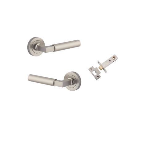 Iver TRA0349KPASS60 Berlin Door Lever Round Rose Passage Kit SN