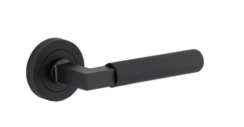 Iver TRA0353 0353 Brunswick Door Lever Round Rose Pair MB