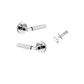 Iver TRA0354KIBPRIV60 Brunswick Door Lever Round Rose Inbuilt Privacy Kit PC
