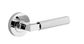 Iver TRA0354KIBPRIV60 Brunswick Door Lever Round Rose Inbuilt Privacy Kit PC