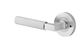 Iver TRA0355KIBPRIV60 Brunswick Door Lever Round Rose Inbuilt Privacy Kit Bc