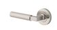 Iver TRA0359KIBPRIV60 Brunswick Door Lever Round Rose Inbuilt Privacy Kit SN