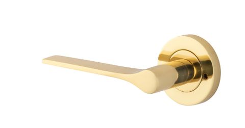 Iver Como Round Rose Privacy Lever Kit W/ Latch