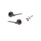 Iver TRA0361KIBPRIV60 Como Door Lever Round Rose Inbuilt Privacy Kit SB