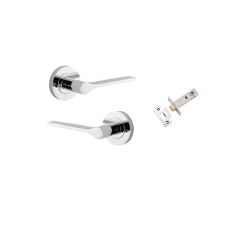 Iver TRA0364KIBPRIV60 Como Door Lever Round Rose Inbuilt Privacy Kit PC