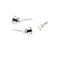 Iver TRA0364KIBPRIV60 Como Door Lever Round Rose Inbuilt Privacy Kit PC