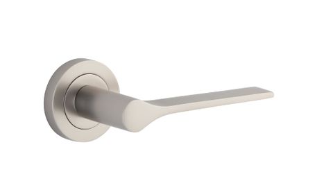 Iver TRA0369 0369 Como Door Lever Round Rose Pair SN