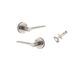 Iver TRA0369KIBPRIV60 Como Door Lever Round Rose Inbuilt Privacy Kit SN