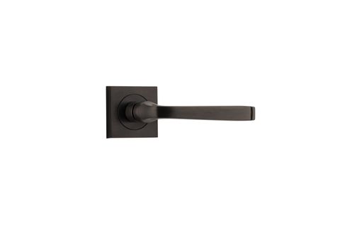 Iver TRA0391 0391 Annecy Door Lever Square Rose Pair SB