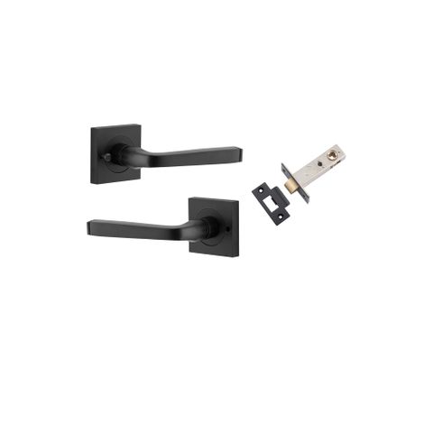 Iver TRA0393KIBPRIV60 Annecy Door Lever Square Rose Inbuilt Privacy Kit MB