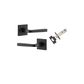 Iver TRA0393KIBPRIV60 Annecy Door Lever Square Rose Inbuilt Privacy Kit MB