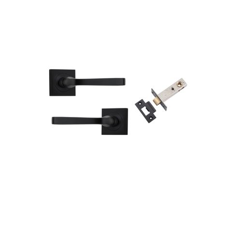 Iver TRA0393KPASS60 Annecy Door Lever Square Rose Passage Kit MB