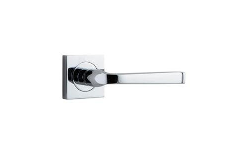 Iver TRA0394 0394 Annecy Door Lever Square Rose Pair PC