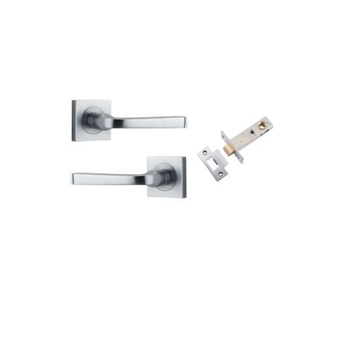 Iver TRA0395KPASS60 Annecy Door Lever Square Rose Passage Kit Bc