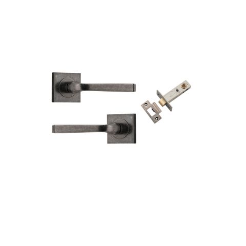 Iver TRA0397KPASS60 Annecy Door Lever Square Rose Passage Kit Dn
