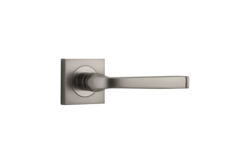 Iver TRA0399 0399 Annecy Door Lever Square Rose Pair SN