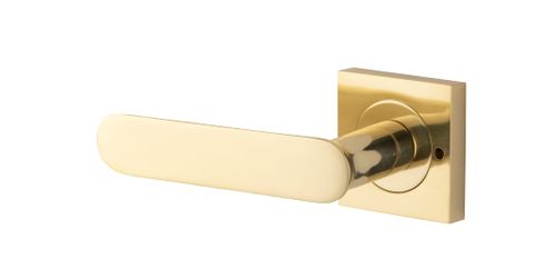 Iver Bronte Square Rose Privacy Lever Kit W/ Latch