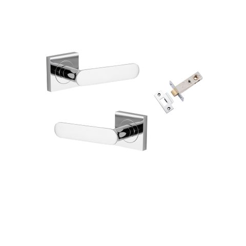 Iver TRA0404KPASS60 Bronte Door Lever Square Rose Passage Kit PC