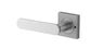 Iver TRA0405KIBPRIV60 Bronte Door Lever Square Rose Inbuilt Privacy Kit Bc