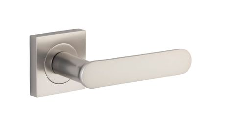Iver TRA0409 0409 Bronte Door Lever Square Rose Pair SN