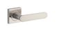 Iver TRA0409KIBPRIV60 Bronte Door Lever Square Rose Inbuilt Privacy Kit SN