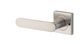Iver TRA0409KIBPRIV60 Bronte Door Lever Square Rose Inbuilt Privacy Kit SN
