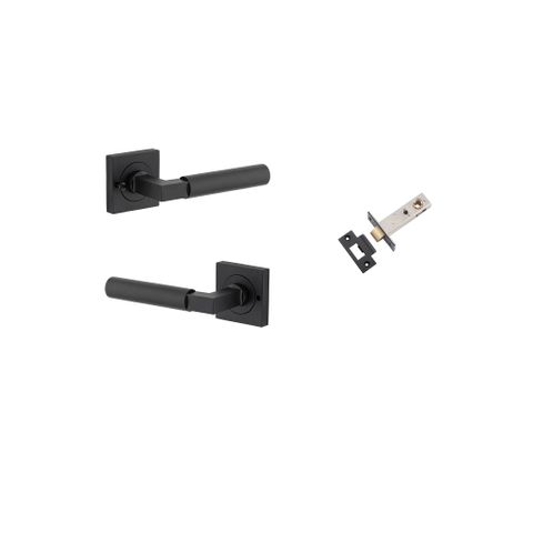 Iver TRA0413KIBPRIV60 Berlin Door Lever Square Rose Inbuilt Privacy Kit MB