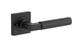 Iver TRA0413KIBPRIV60 Berlin Door Lever Square Rose Inbuilt Privacy Kit MB