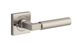 Iver TRA0419KIBPRIV60 Berlin Door Lever Square Rose Inbuilt Privacy Kit SN