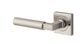 Iver TRA0419KIBPRIV60 Berlin Door Lever Square Rose Inbuilt Privacy Kit SN