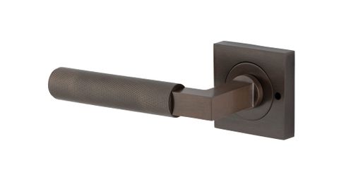 Iver Brunswick Square Rose Privacy Lever Kit W/ Latch